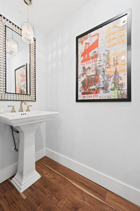 Powder Room off of Living Room