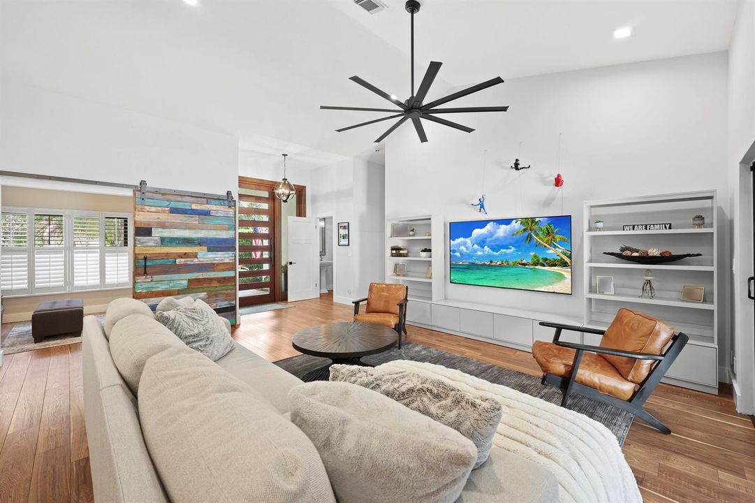 Expansive Living Room & Den Area