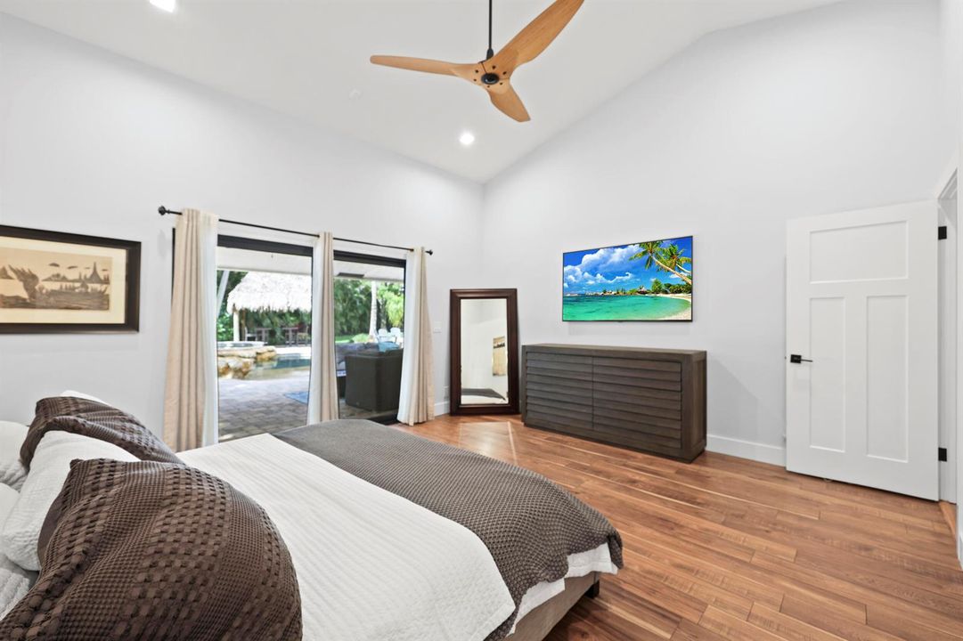 Primary Suite Overlooks Backyard Oasis