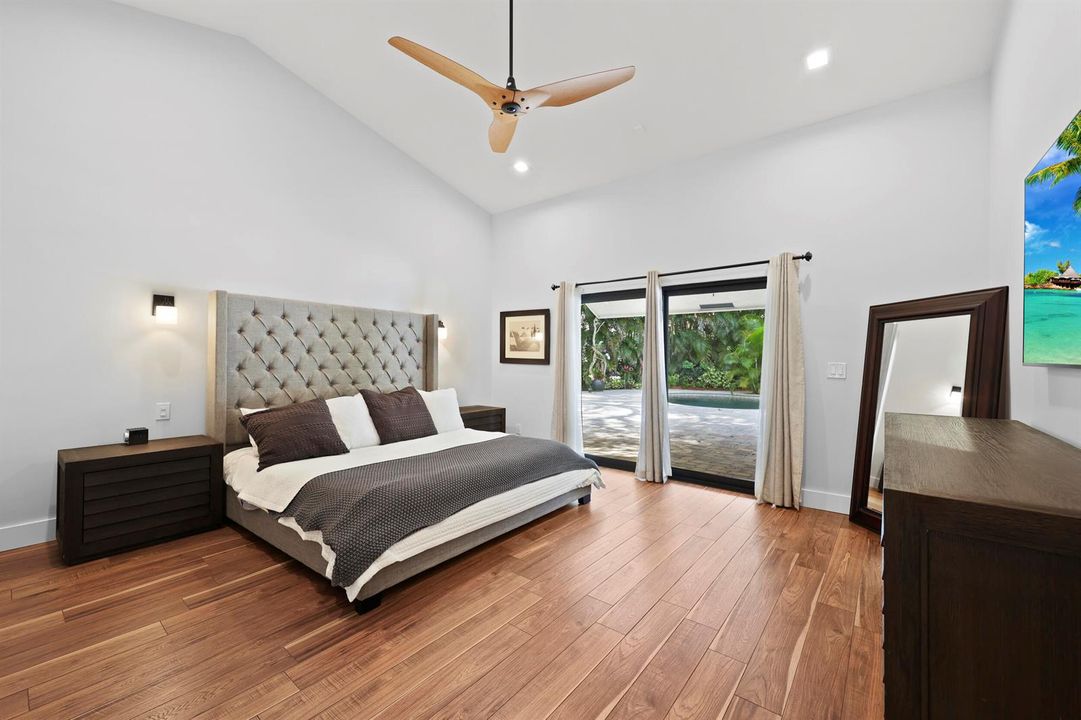 Primary Suite Overlooks Backyard Oasis