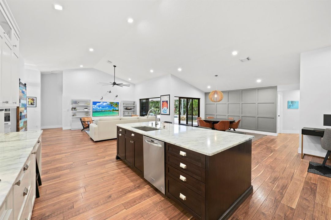 Fully Renovated Kitchen W/ Huge Island