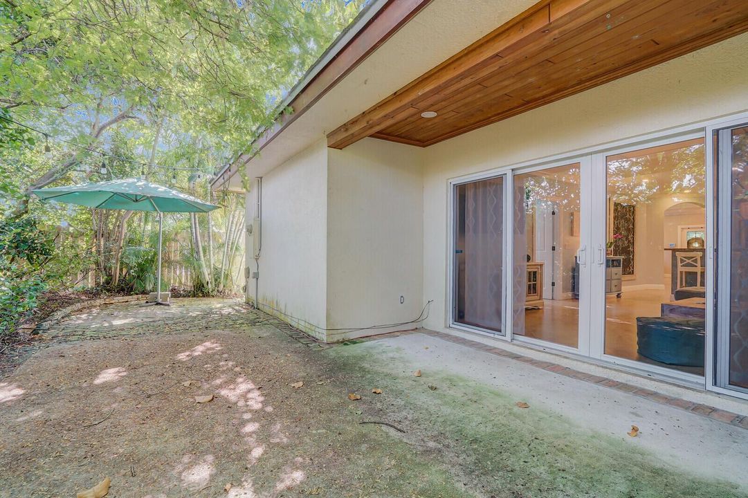 Covered patio