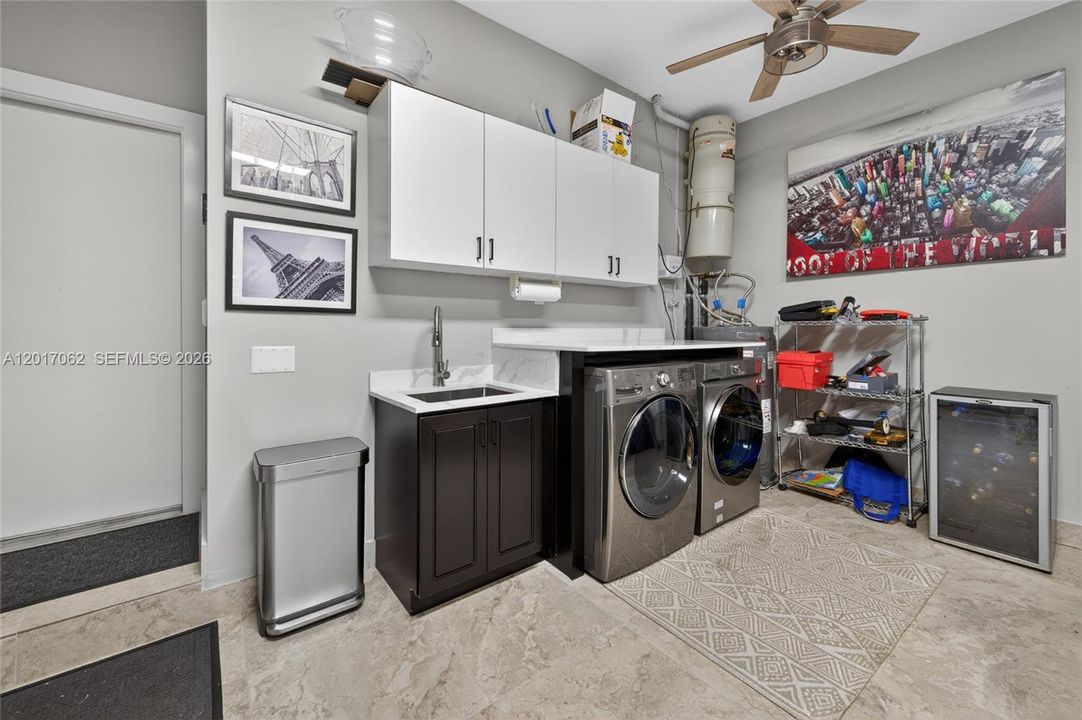 Laundry area