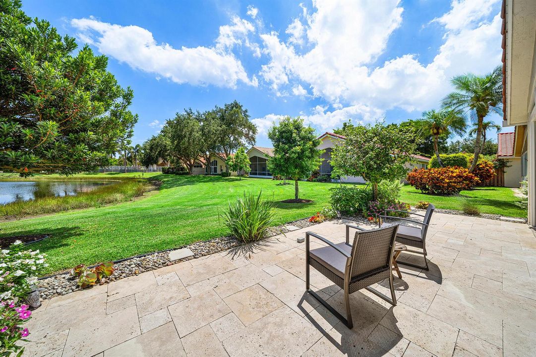Patio with Lake Views