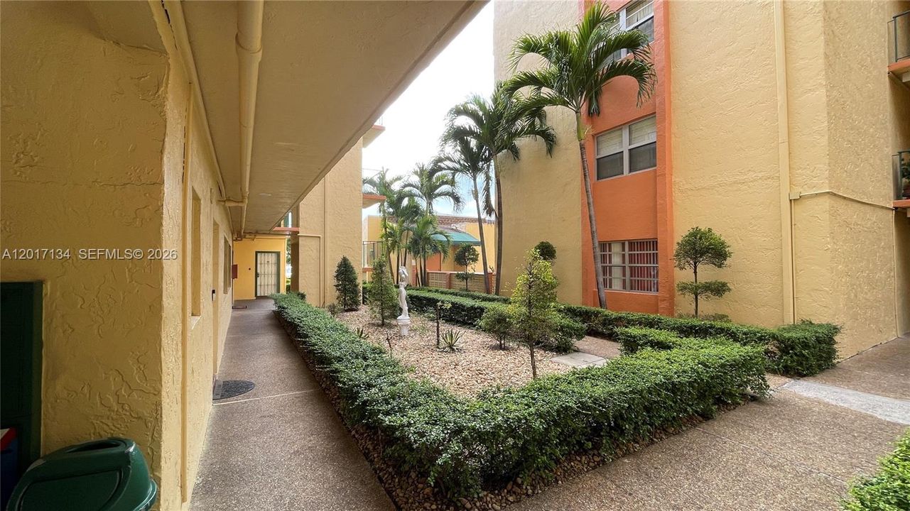 Interior of building