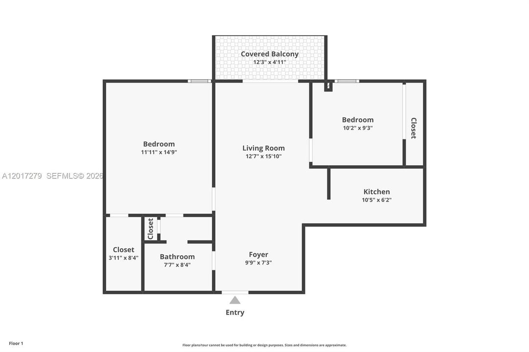 For Sale: $218,500 (2 beds, 1 baths, 728 Square Feet)