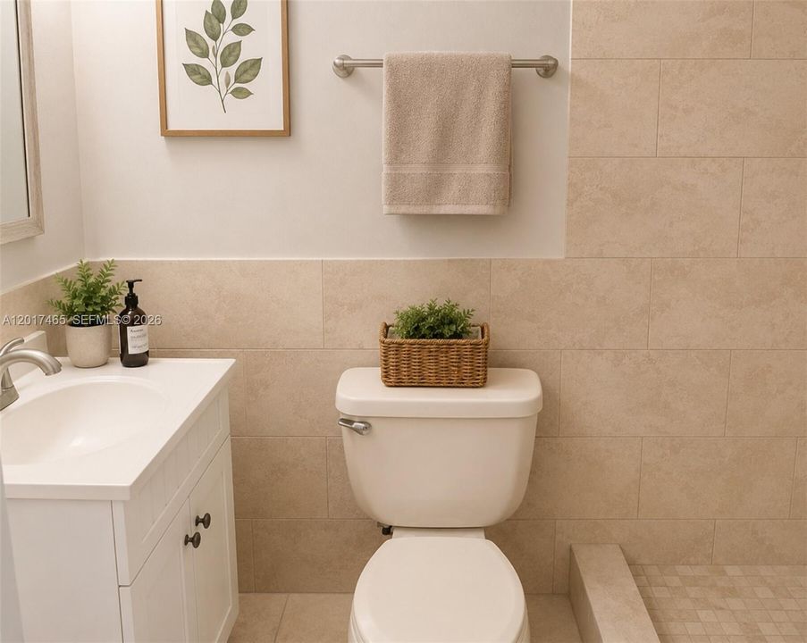 Complete Bathroom.