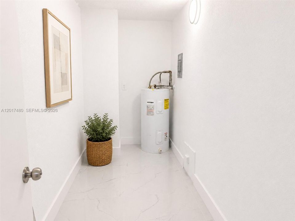 In-Unit Storage room.