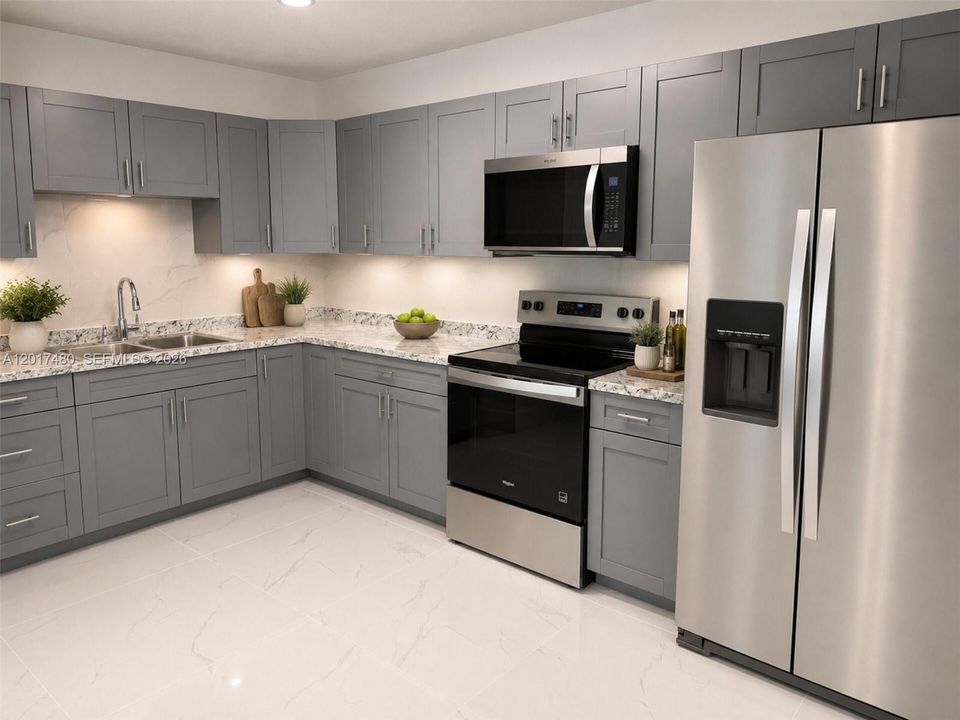 Spacious Bright Kitchen