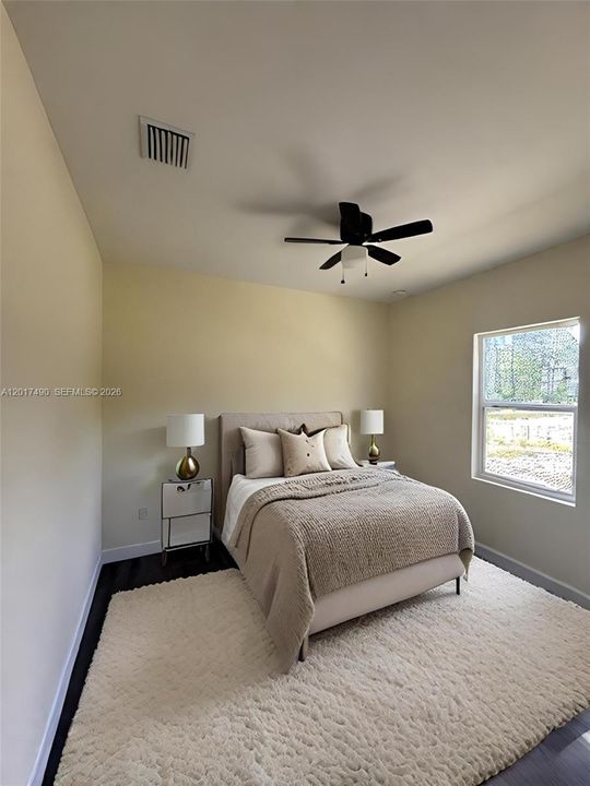 Bedroom 2 - Staged