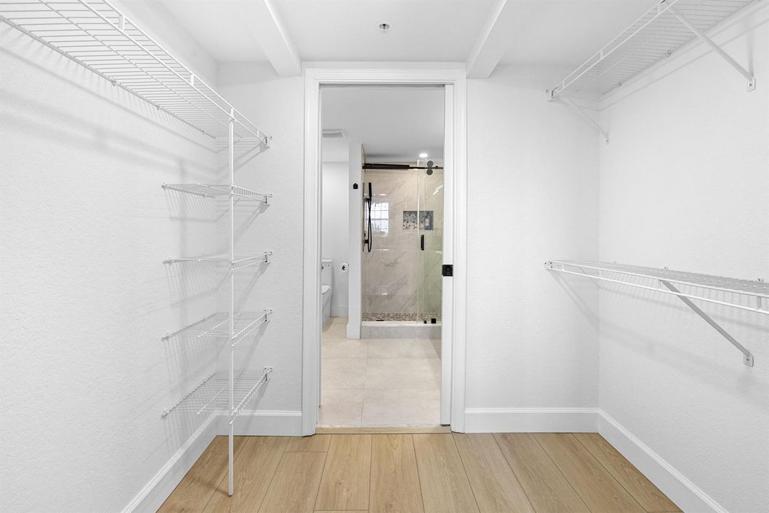 Primary bedroom closet