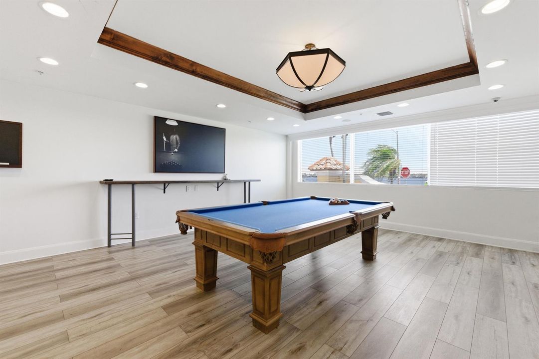 Billiard room