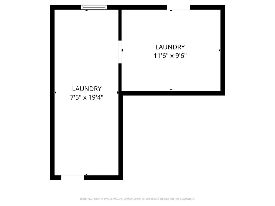 Laundry & Storage Floorplan