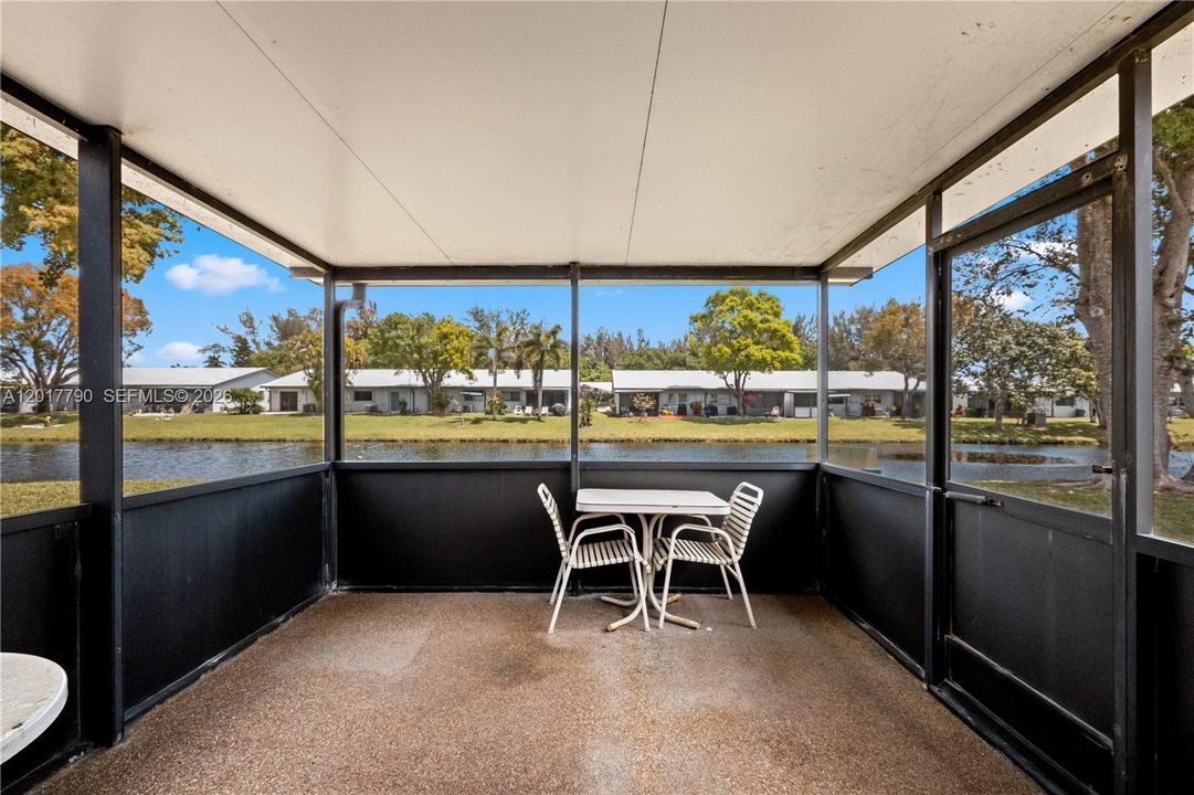 Screened Back Patio