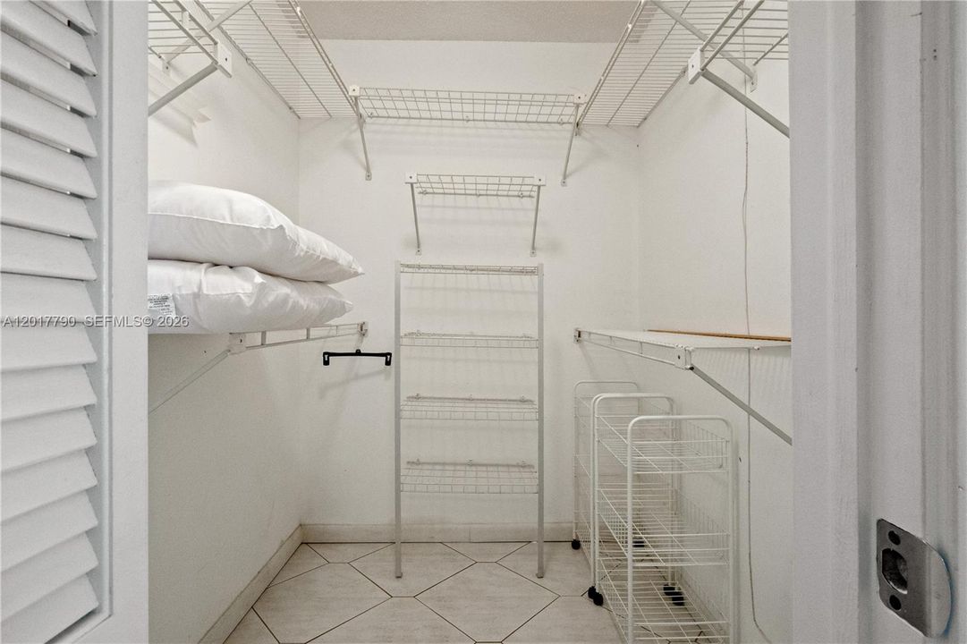 Primary Walk-In Closet