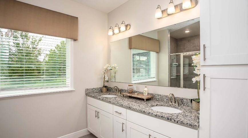 Model home - actual features may vary.