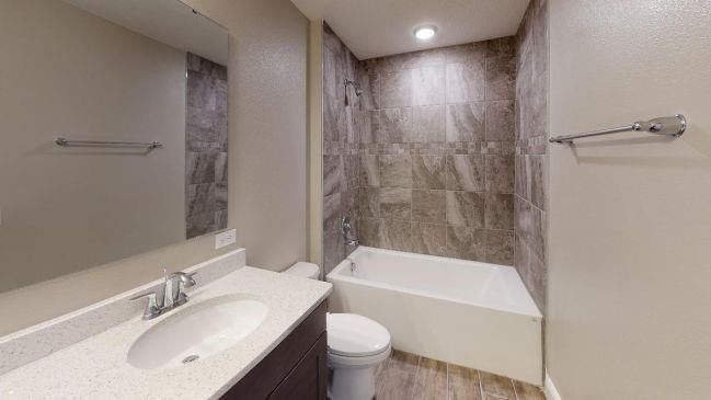 Model home - actual features may vary.