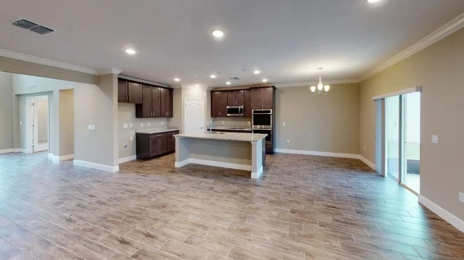 Model home - actual features may vary.
