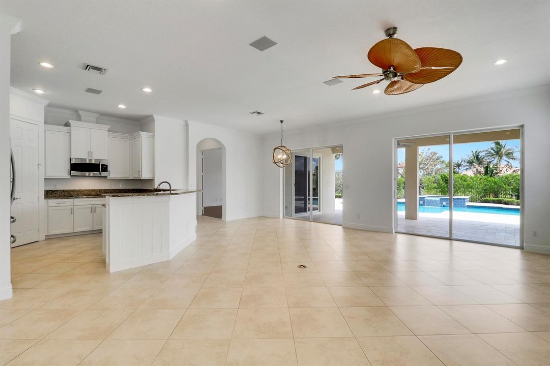 Family Room and Kitchen