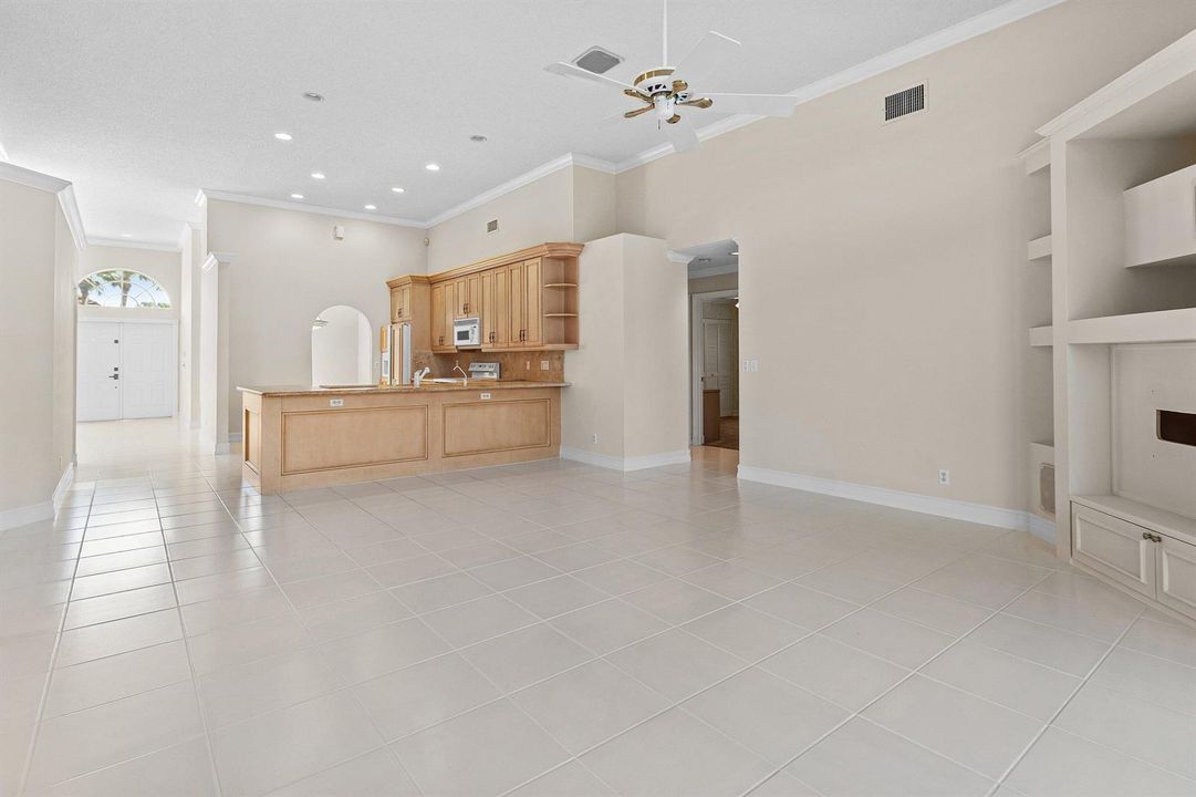 Family Room and Kitchen