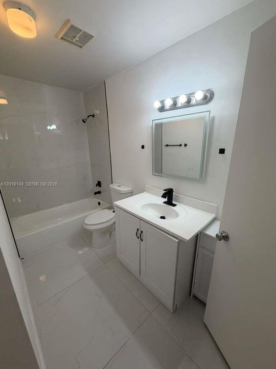 Remodeled spacious bathroom