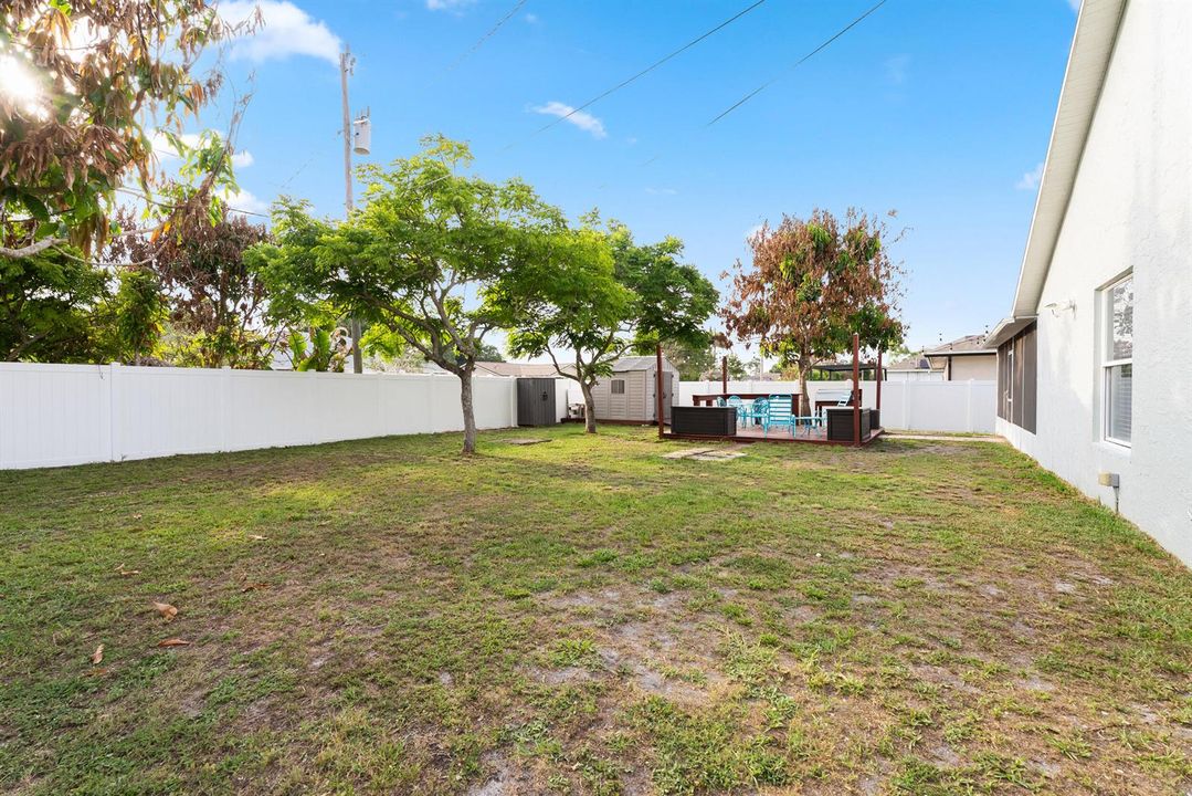 Fenced Yard