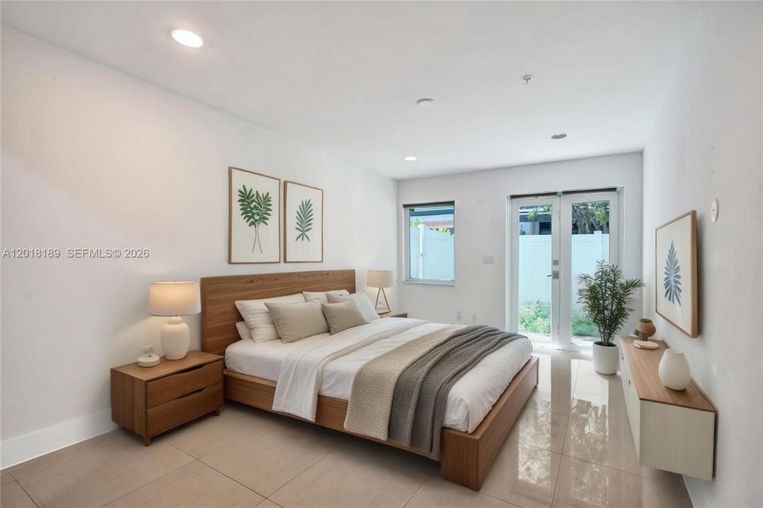 1st floor bedroom with full bathroom