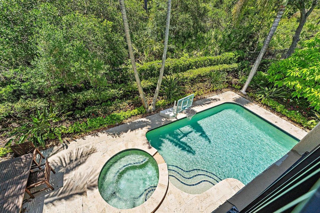 Pool from balcony