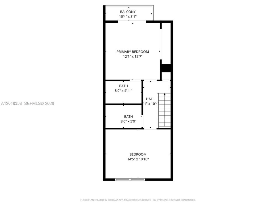Second Level Floor Plan