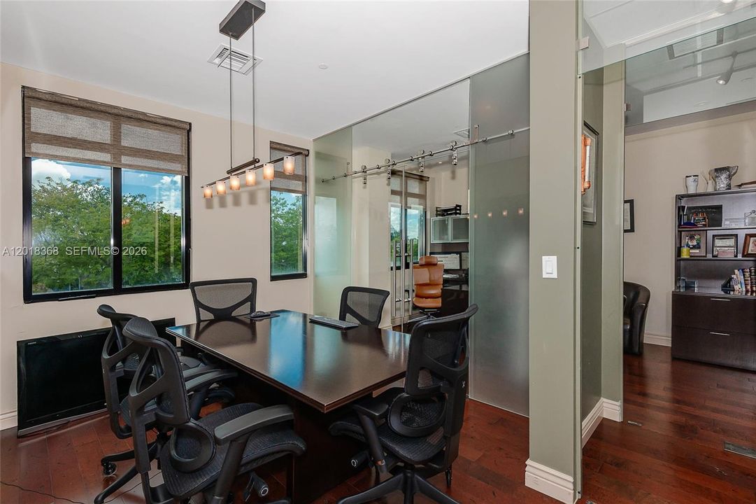 Conference room or an office