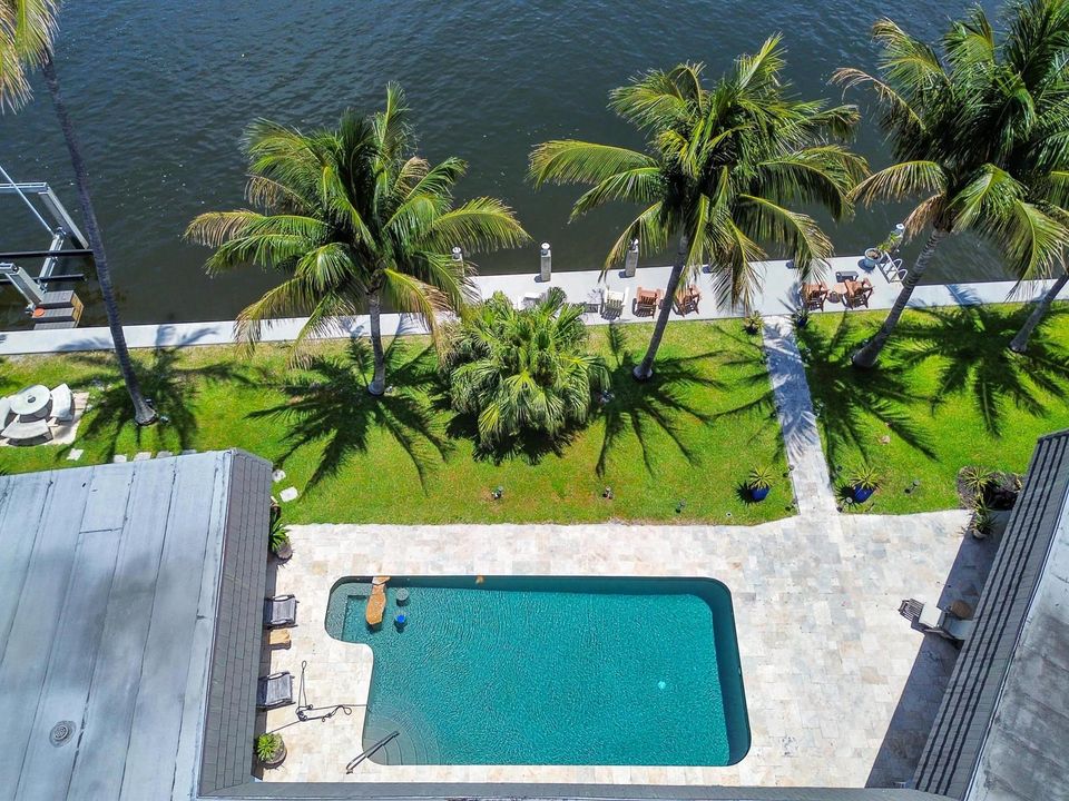 Yard view from above
