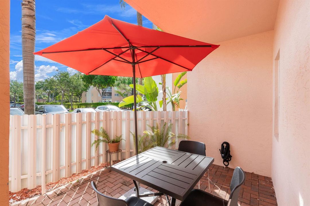 Front Patio -7735 Yardley Dr 103 Tamarac