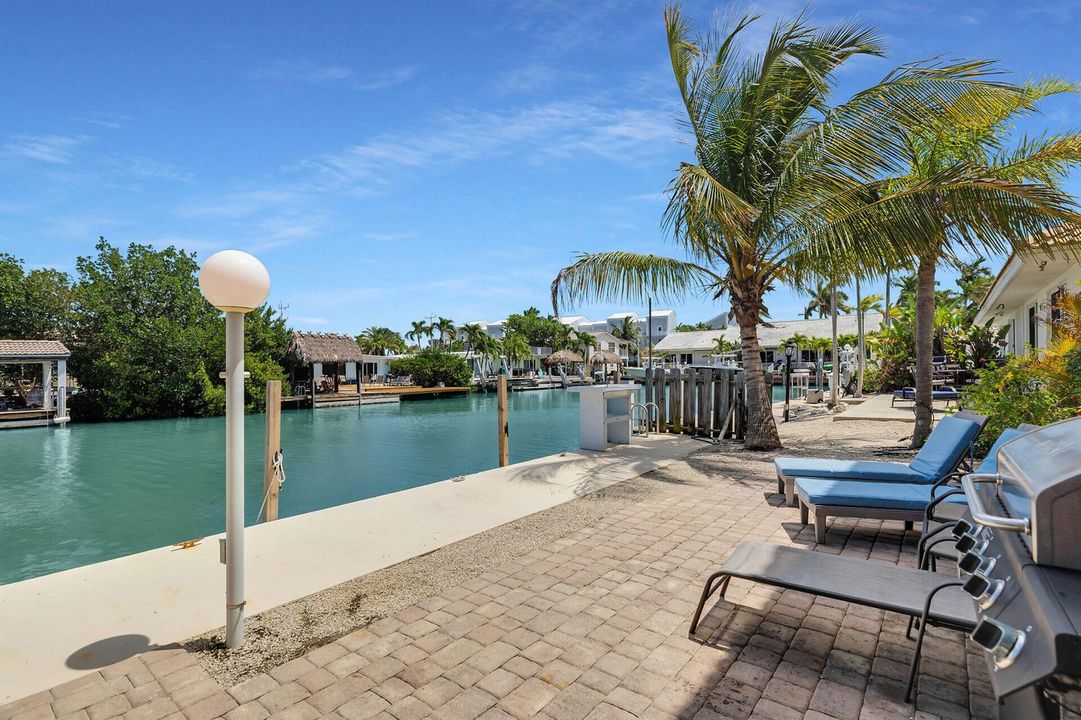 Canal Front Patio & Dock