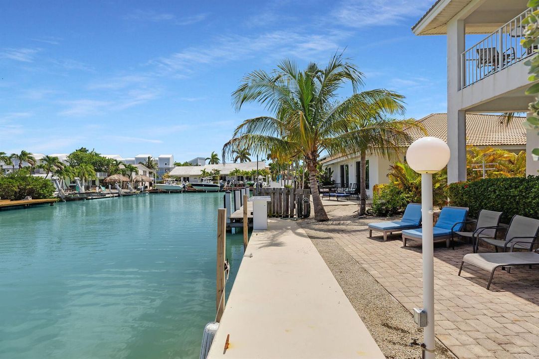 Canal Front Patio & Dock