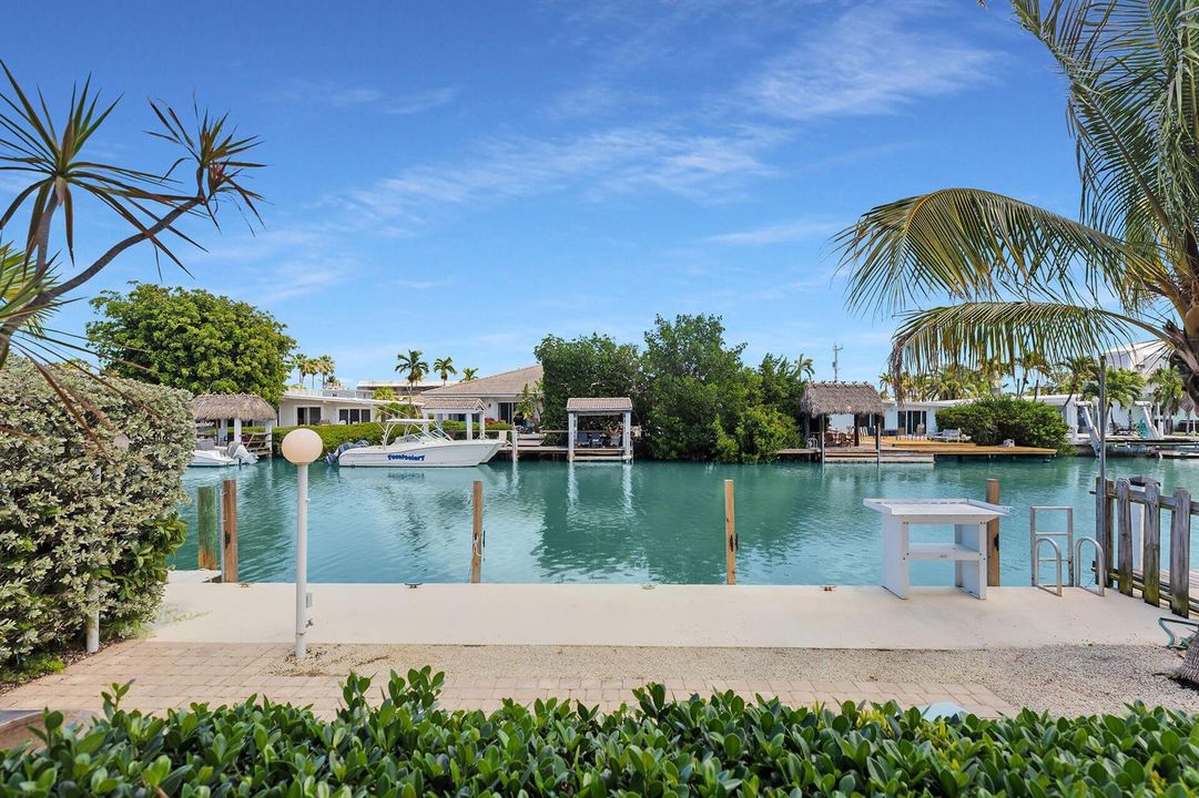 Canal Front Patio & Dock