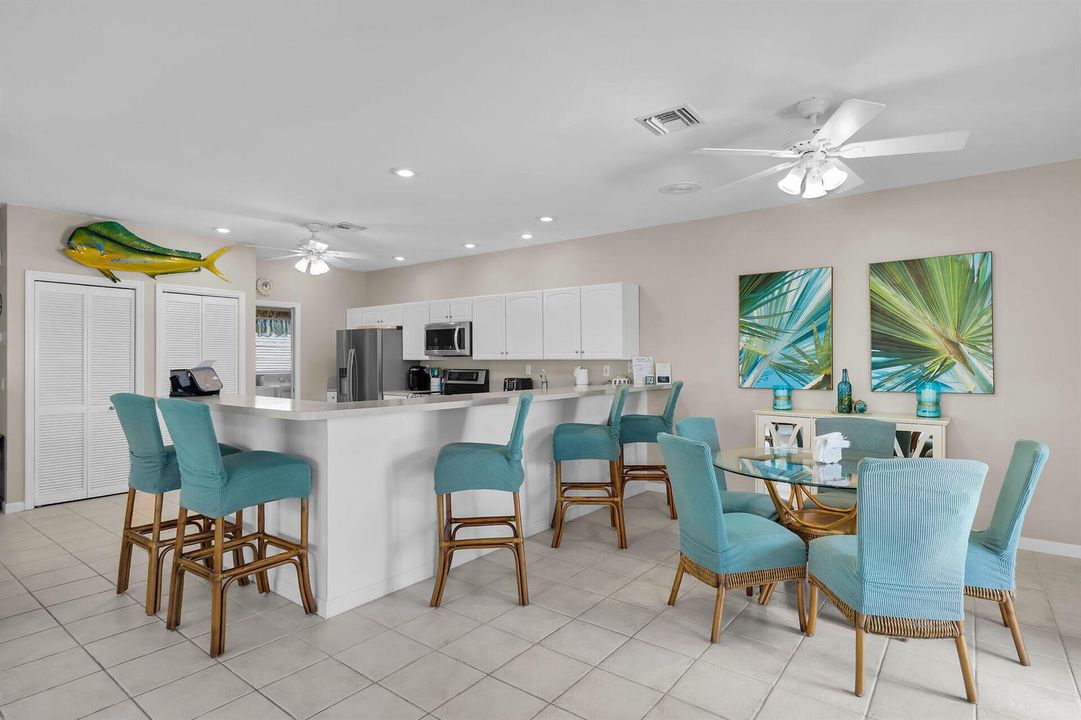 Open Dining Area and Kitchen