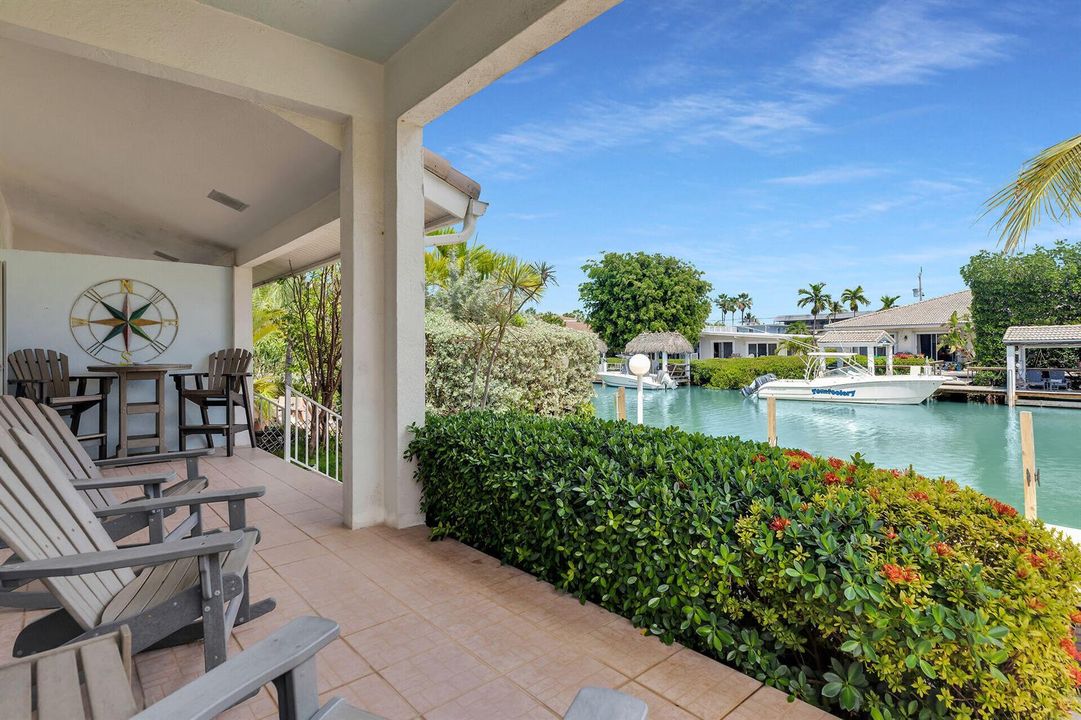 Canal Front Patio & Dock