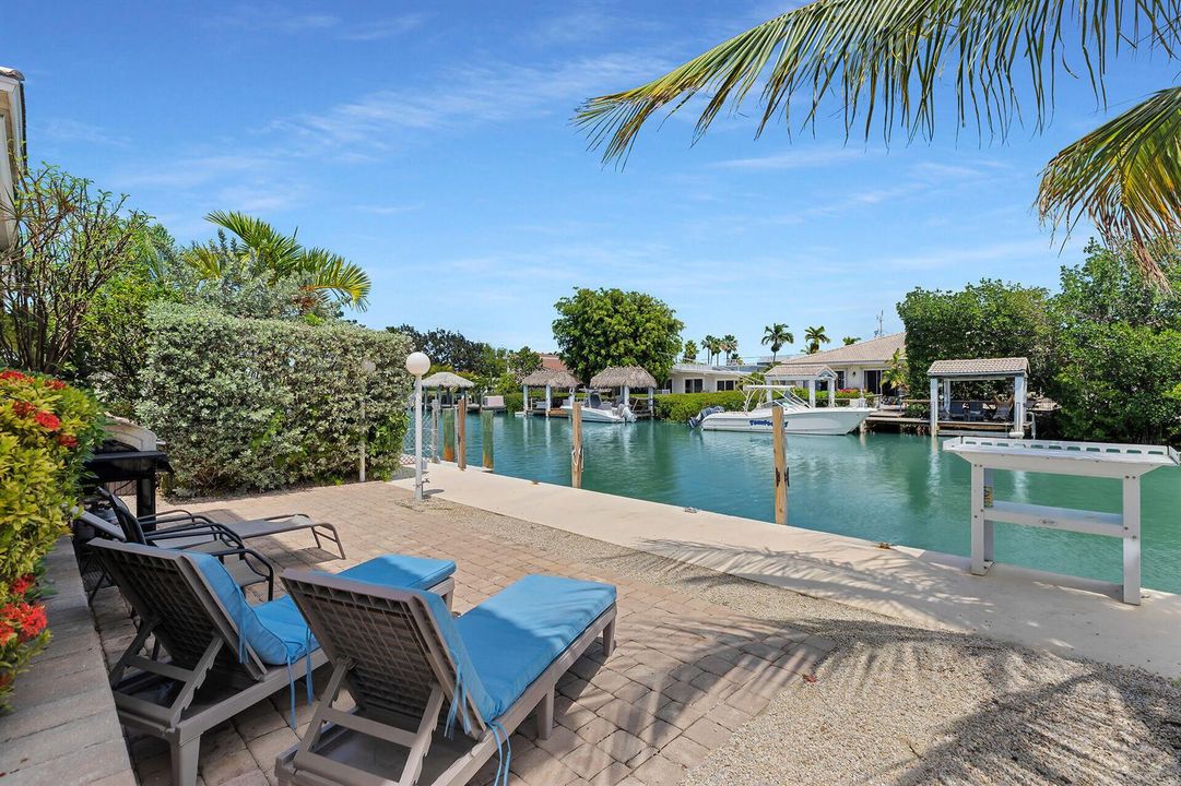 Canal Front Patio & Dock