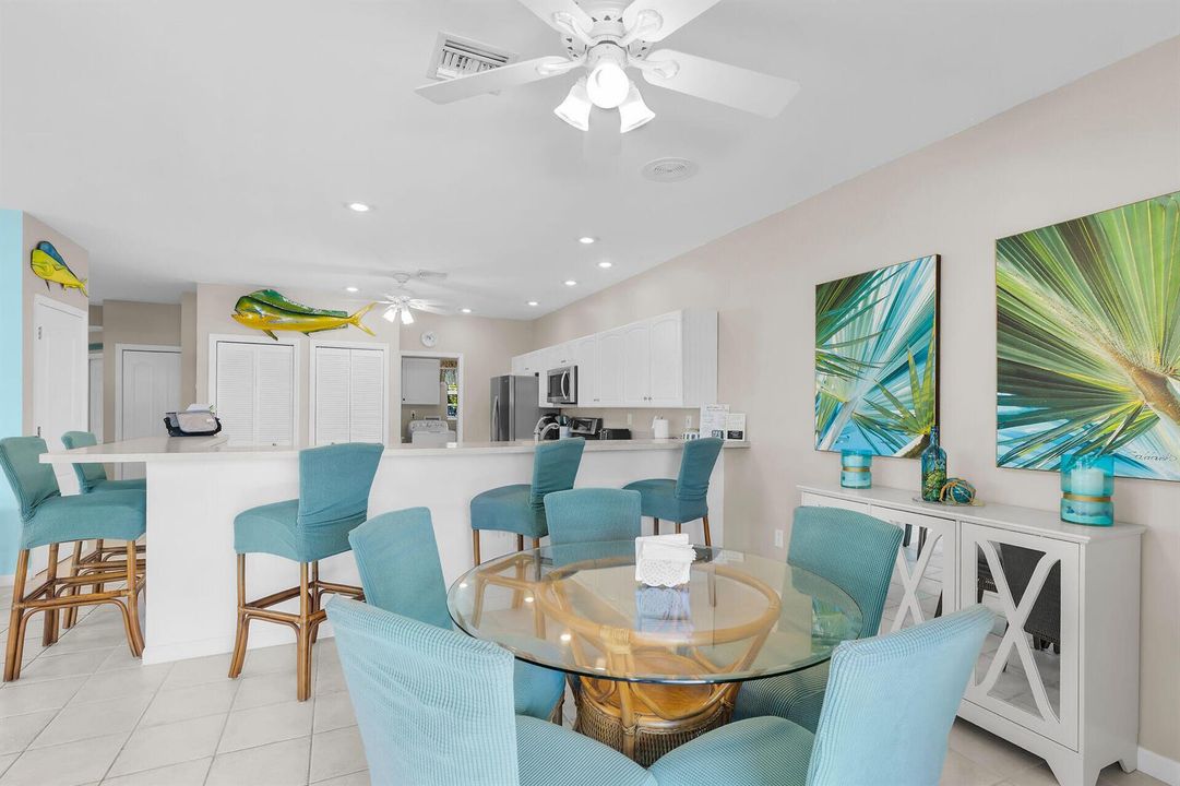 Open Dining Area and Kitchen