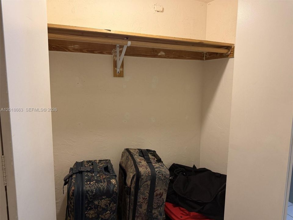 closet upstairs