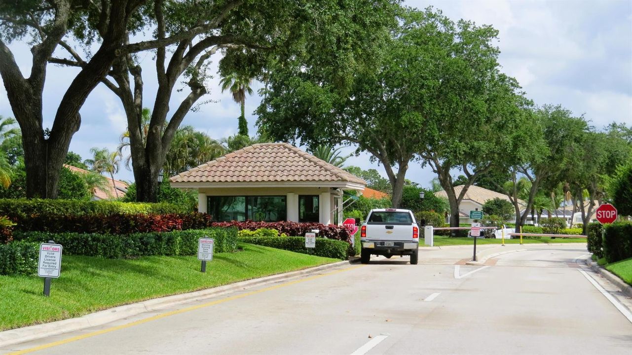 HOA manned gate