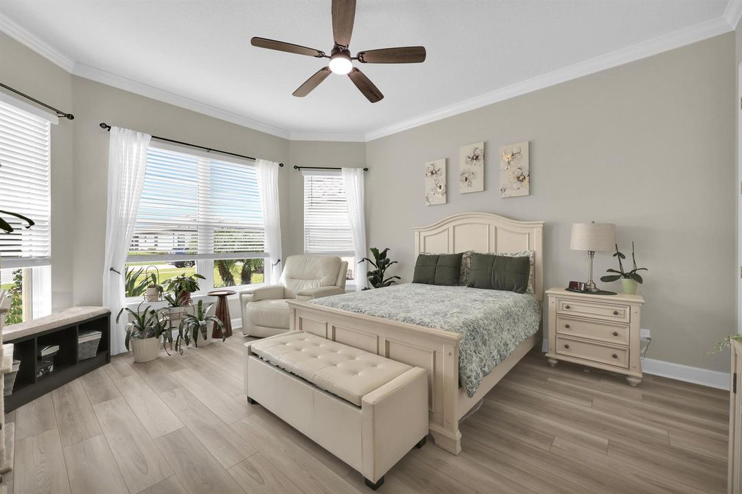Guest Bedroom with Bay Window