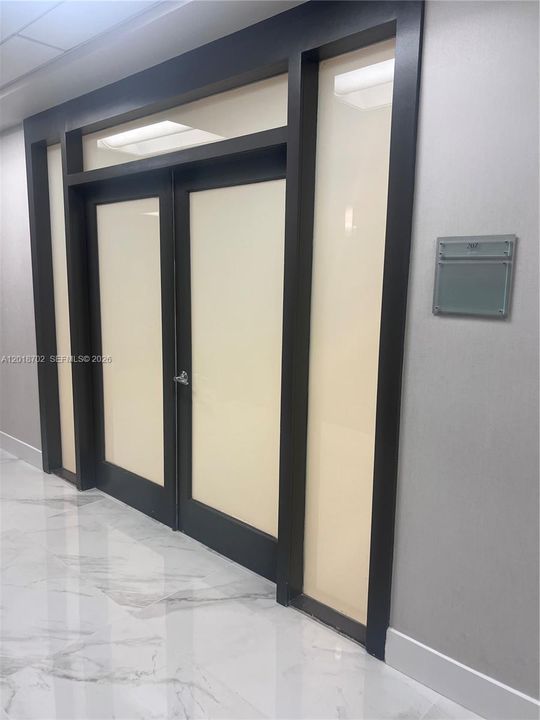 Unit entrance