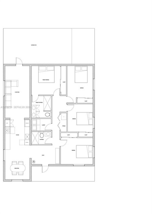Activo con contrato: $785,000 (4 camas, 2 baños, 1556 Pies cuadrados)