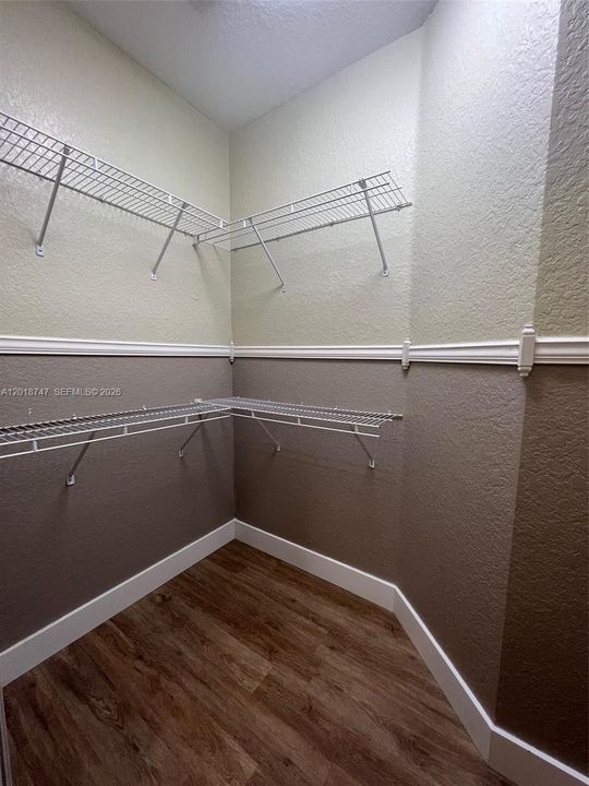 MASTER BEDROOM WALK-IN CLOSET # 1