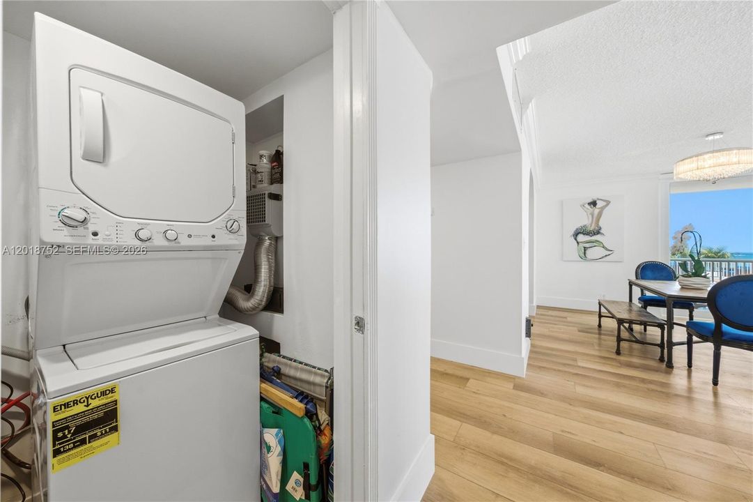 In-unit laundry
