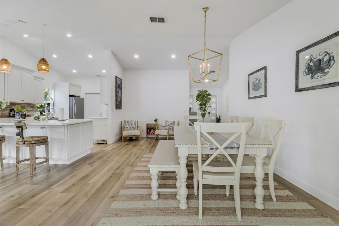 Dining to Kitchen View