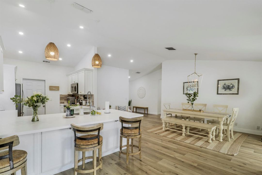 Kitchen to Dining