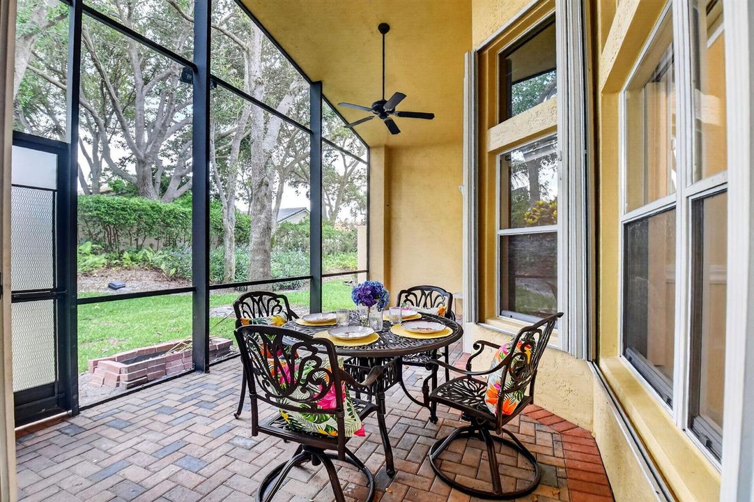 Lovely Screened Patio Covered