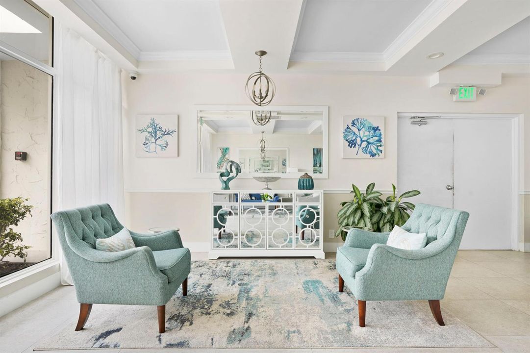 Tastefully Renovated Lobby